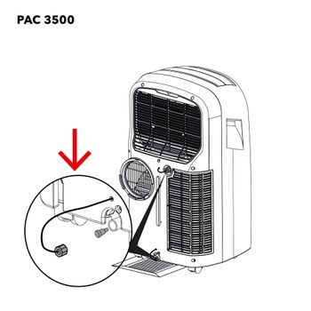 PAC 3500 Auslaufstopfen