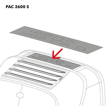 Πίνακας ελέγχου παραθύρου PAC 2600 S