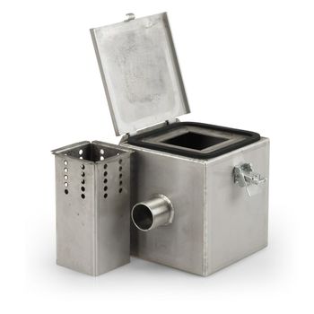 Flue gas chamber stainless steel V2