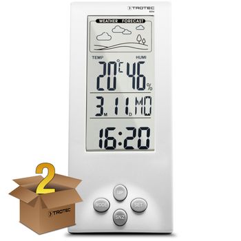 Thermohygrometer Weather Station BZ06 Pack of 2