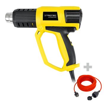 HyStream 2000 Hot Air Gun + Quality Extension Cable 15 m / 230 V / 1.5 mm²