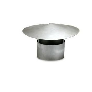 Cubierta para lluvia para tubo de salida de gases 120 mm