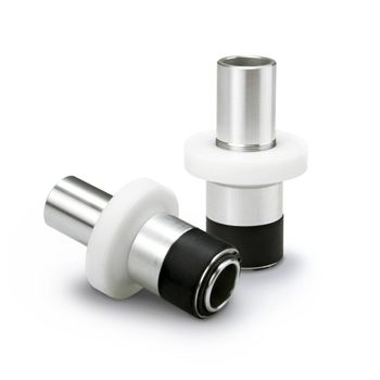 Pipas terminales de aluminio para tubo (38 mm)