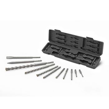 Juego de broca para martillo perforador y cincel (11 piezas)