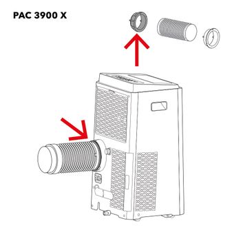 PAC 3900 X Manguera de conexión / aparato
