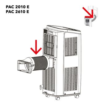 PAC 2000/2010/2600/2610 E Manguera de escape de aire