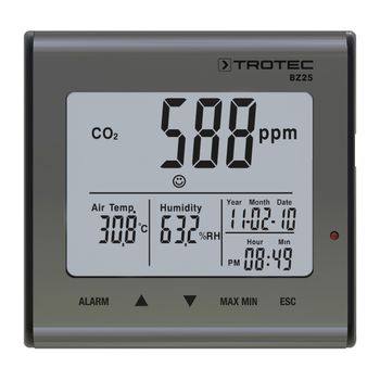 BZ25 CO2-ilmanlaatunäyttö