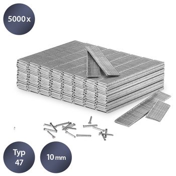 Set de 5000 pointes de type 47, L 10 mm