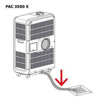 Tuyau d'évacuation des condensats pour PAC 3500 X