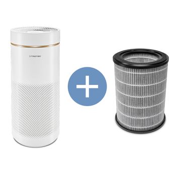 Purificateur d'air design AirgoClean® 170 + + Filtre HEPA au carbone 3 en 1 (capacité de filtration de 99,7%)