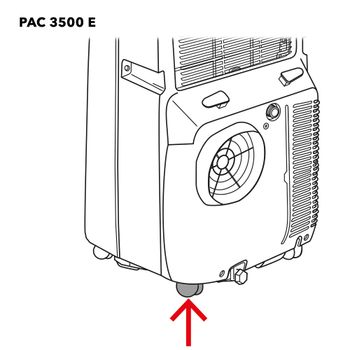 Roulette pour PAC 3500 E