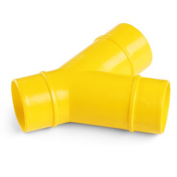 Répartiteur PVC en Y pour flexibles de 38 mm (1 pce)