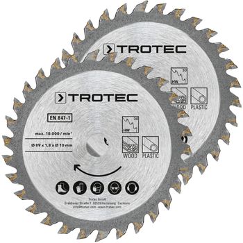 Zamjenski listovi kružne pile-set 3 TCT Ø 89 mm, 2 komada