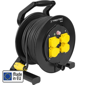 Bęben kablowy PVD3 / przew&oacute;d 40 m czarny