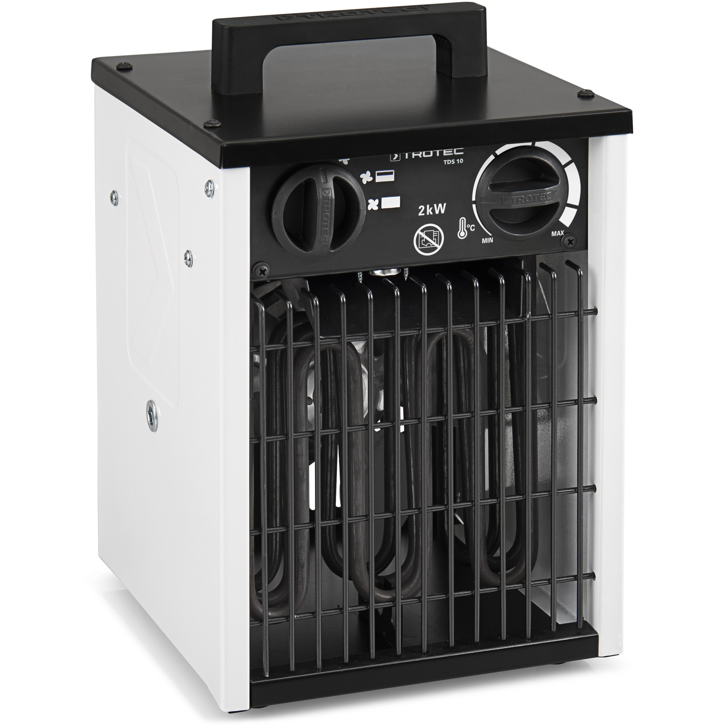 TROTEC Elektrische kachel (2 kW verwarmings vermogen) TDS 10 (230 Volt)