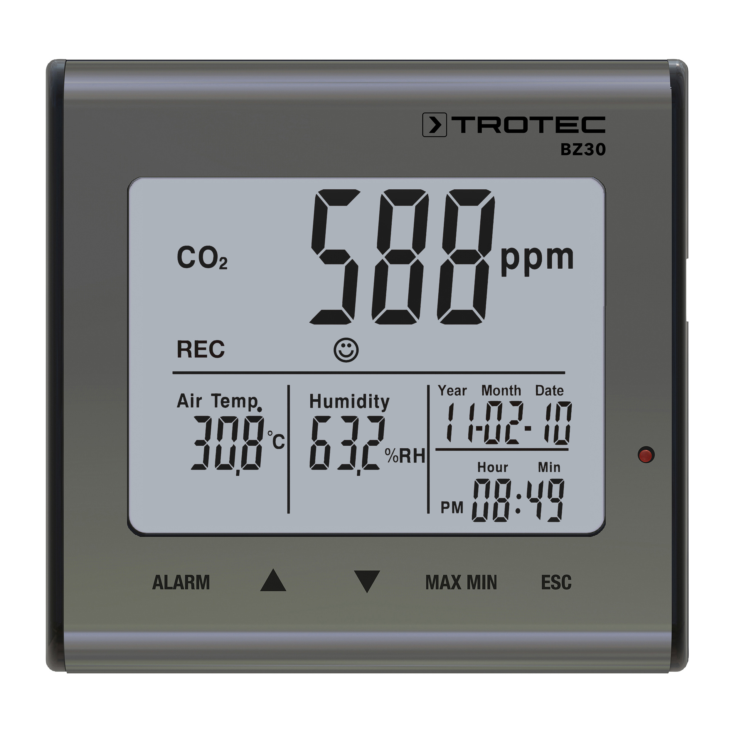 CO2-luchtkwaliteitsdatalogger BZ30