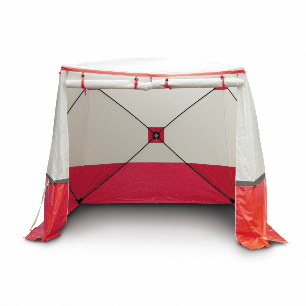 Werktent 350 KE 350*350*215 in rood
