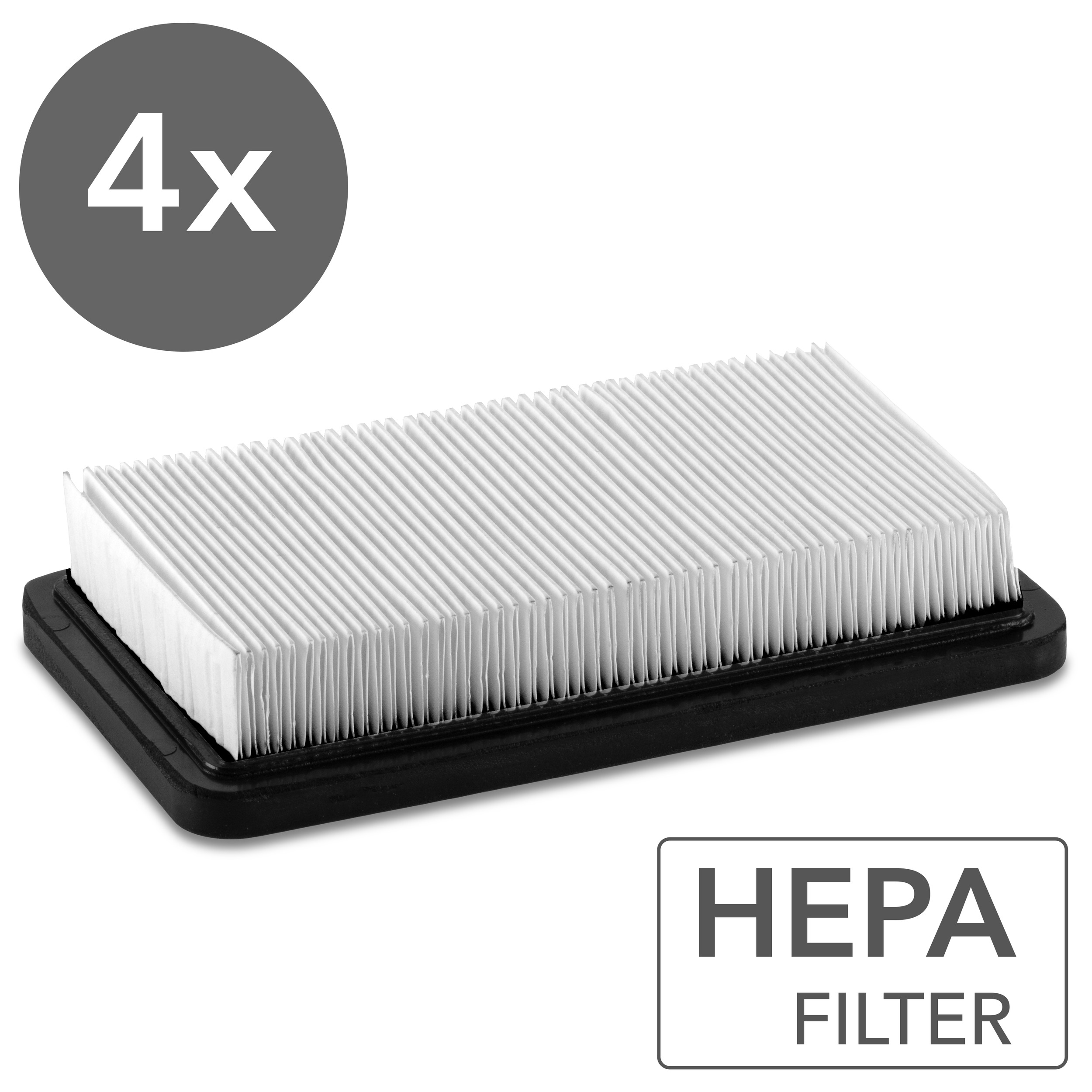 HEPA-filter voor accu-stofzuigers VC 15-20V (4 stuks)
