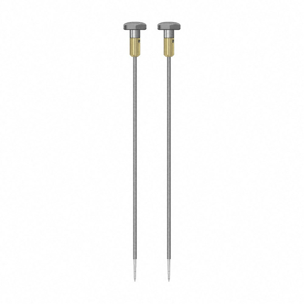 Runt elektrodpar TS 012/300 4 mm, isolerat