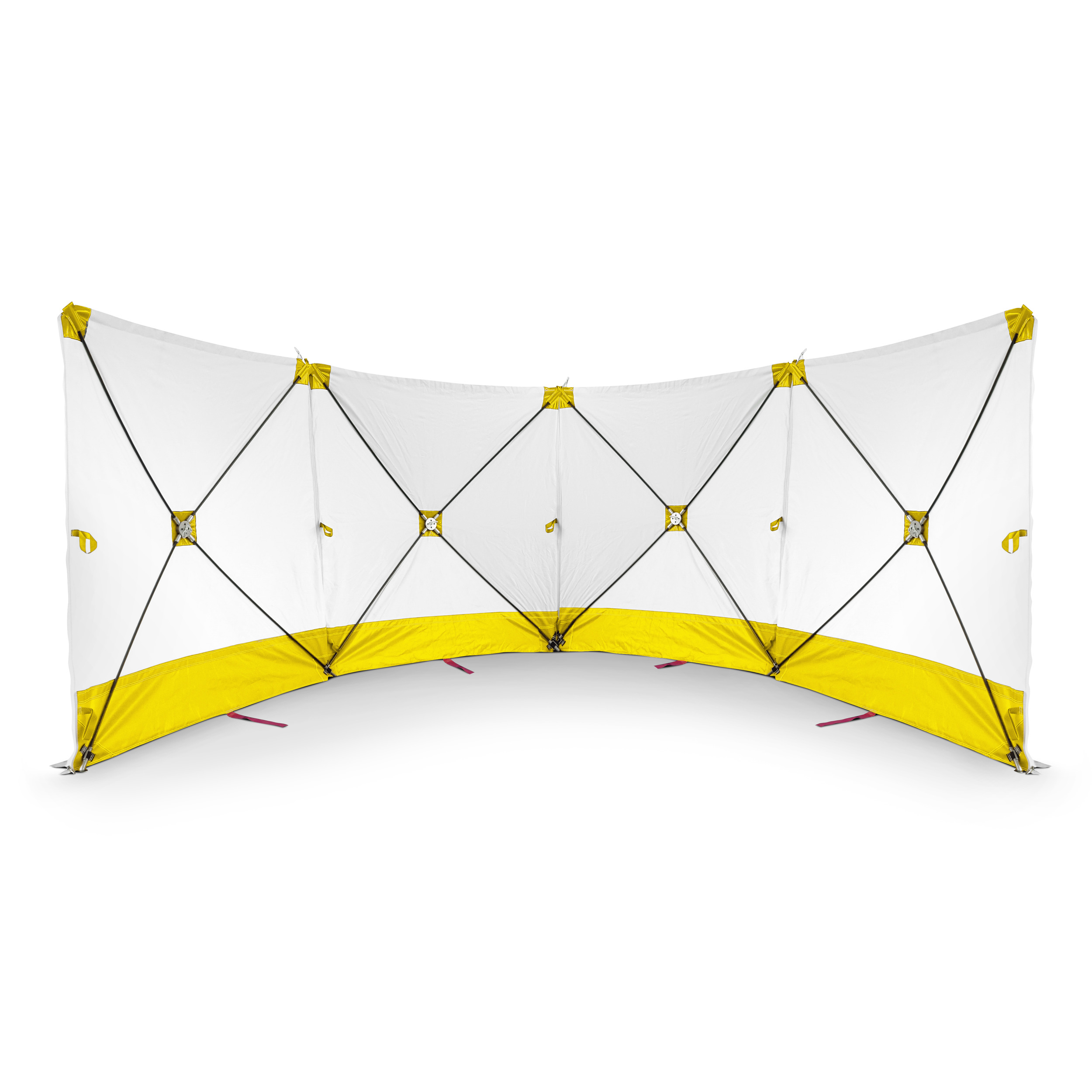 VarioScreen insynsskyddsvägg 4*180*180 Gul