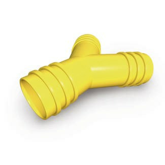 Y-fördelare PVC med yttergänga för 38 mm slang (1 st. i paket)