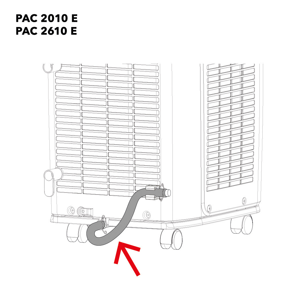 PAC 2010 E / PAC 2610 E Kondensatslang