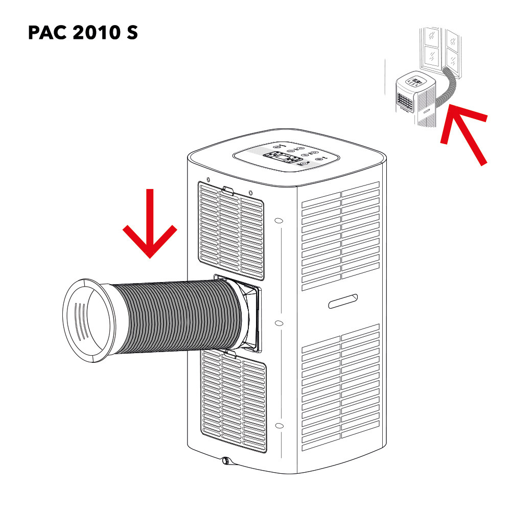 PAC 2010 S Avluftsslang