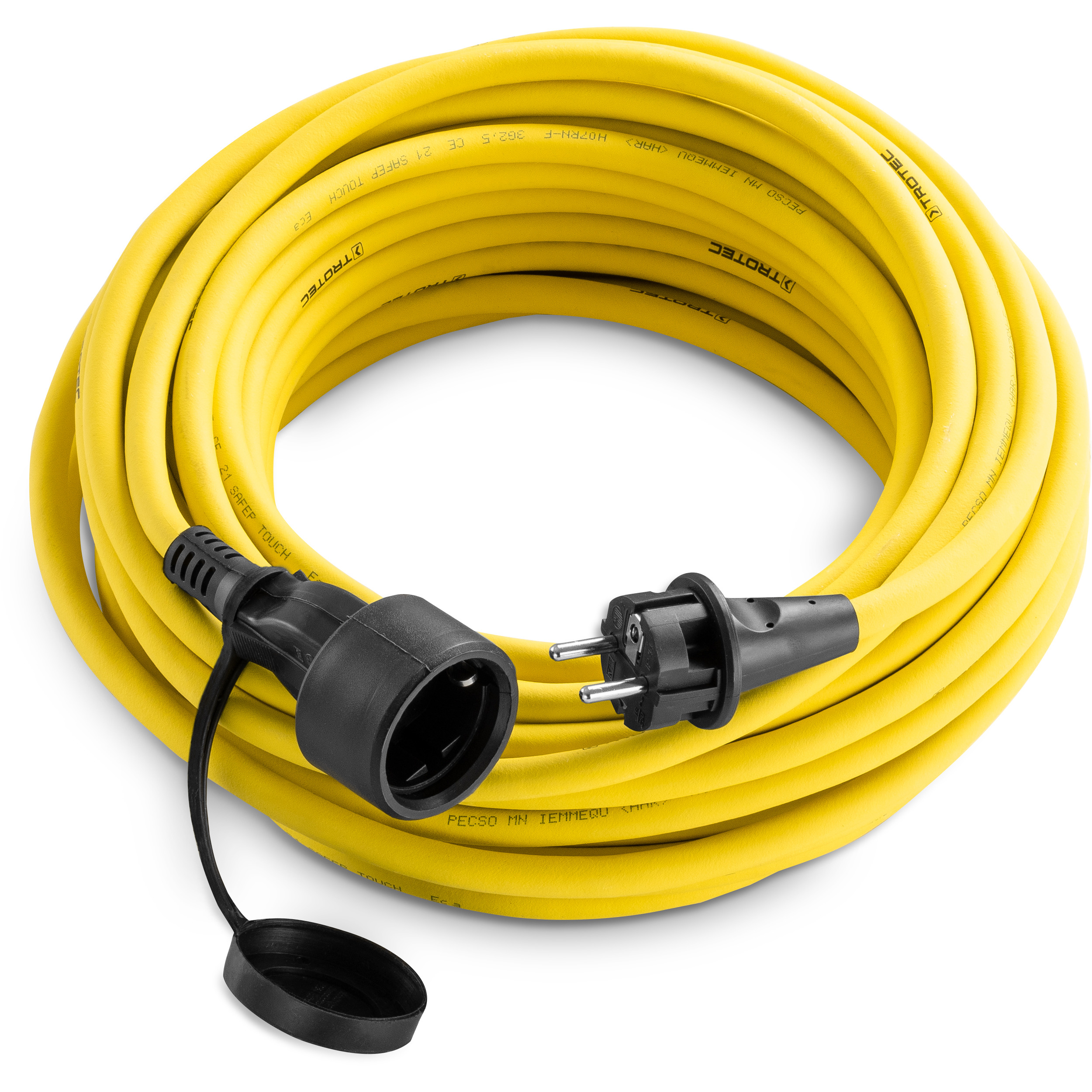 Proffsförlängningskabel 20 m / 230 V / 2,5 mm² - Tillverkad i Tyskland Proffsförlängningskabel 20 m / 230 V / 2,5 mm² - Tillverkad i Tyskland