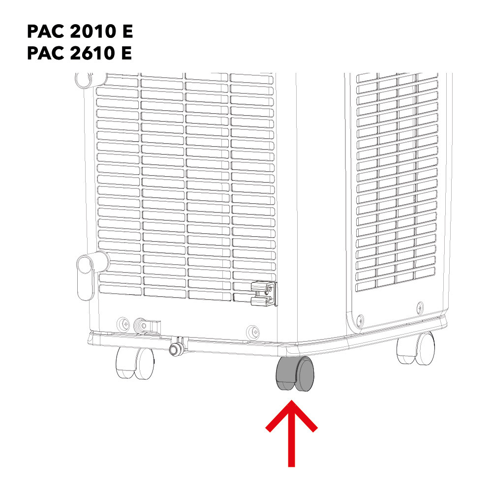 PAC 2010 E / PAC 2610 E Värmeelement